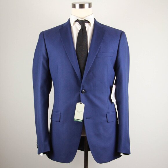 Alfani 42L Men’s Suit Blazer Sportscoat Jacket Navy Blue E03279 - Picture 1 of 7